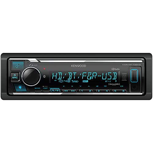 KENWOOD KMM-BT732HD Bluetooth Car Stereo with USB Port, AM/FM Radio, MP3 Player, Multi Color LCD, HD Radio, Detachable Face, Built in Amazon Alexa, Compatible with SiriusXM Tuner KENWOOD KMM-BT732HD Bluetooth Car Stereo with USB Port, AM/FM Radio, MP3 Player, Multi Color LCD, HD Radio, Detachable Face, Built in Amazon Alexa, Compatible with SiriusXM Tuner